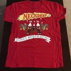 Neck Deep concert T-shirt